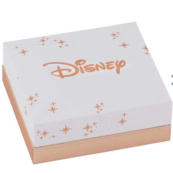 DISNEY Rose Gold Minnie Mouse Pink Enamel Crystal Pendant Necklace - Picture 4 of 8